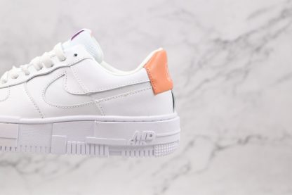 Air Force 1 Pixel Salmon Heel cut out