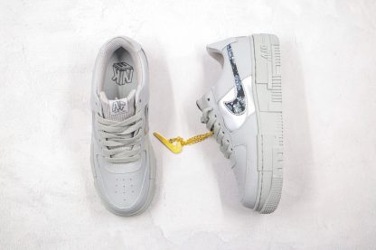 Nike AF1 Pixel SE Wolf Gray Women Shoes chainlink