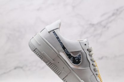 Nike AF1 Pixel SE Wolf Gray Women Shoes lateral side