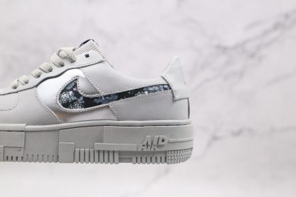 Nike AF1 Pixel SE Wolf Gray Women Shoes swoosh