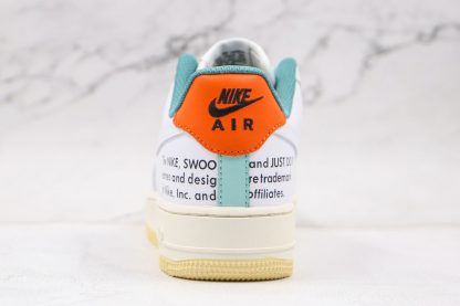 Nike Air Force 1 07 AF1 Low LE Starfish White orange