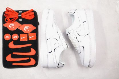 Nike Air Force 1 1 White DIY Customizable detail