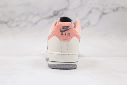 Nike Air Force 1 AF1 Beige Rust Pink Heel