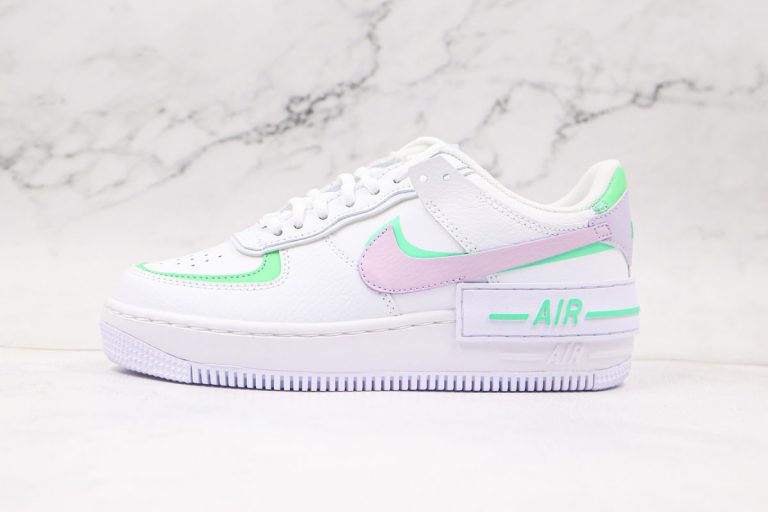 nike air force 1 white with mint green tick