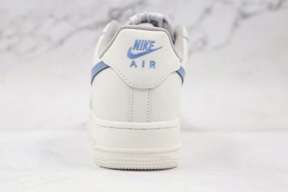 Nike Air Force 1 AF1 White Blue heel