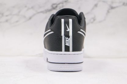 Nike Air Force 1 Black White DH2472-001 heel