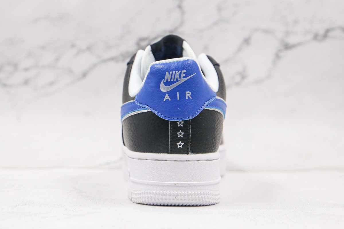 Nike Air Force 1 Low Fragment Inspired White/Black/Blue With Stars