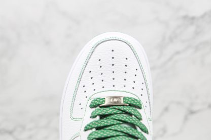 Nike Air Force 1 Low Pine Green white vamp
