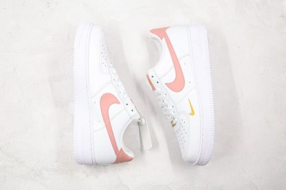 Nike Air Force 1 Low Rust Pink gold mini swoosh