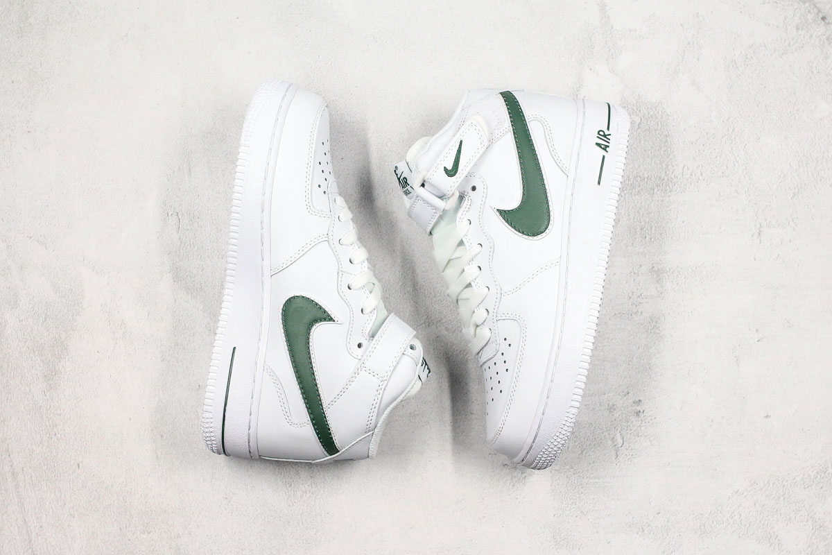 Nike Air Force 1 Mid White Gorge Green