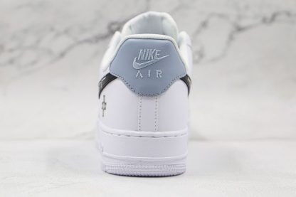 Nike Air Force 1 PS5 Buttons White Gray heel