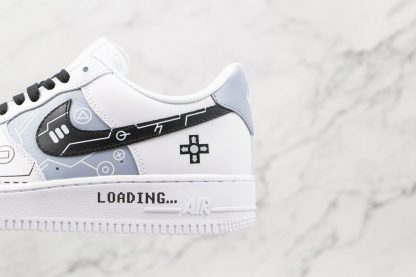 Nike Air Force 1 PS5 Buttons White Gray loading