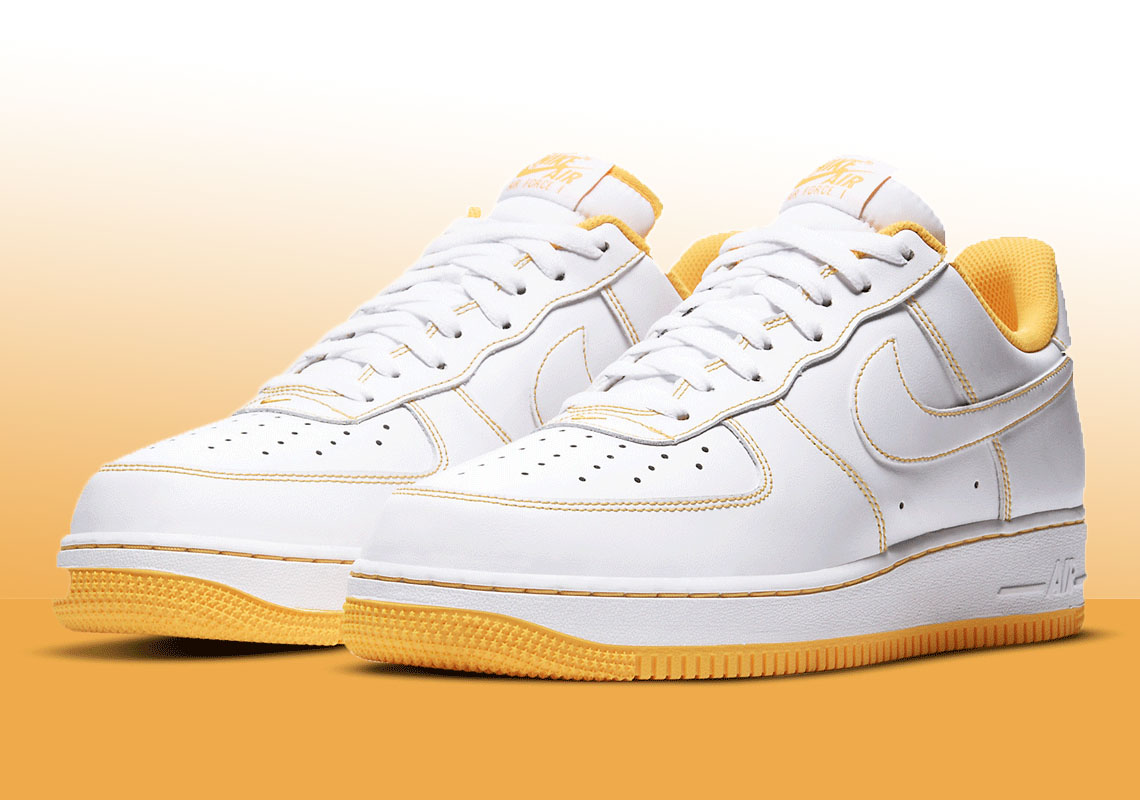 Nike Air Force 1 white orange