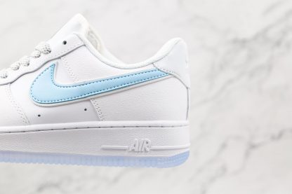 Nike Sportswea Air Force 1 Low White Light Blue 3M hindfoot