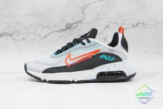 Air Max 2090 White Black Aquamarine Turf Orange