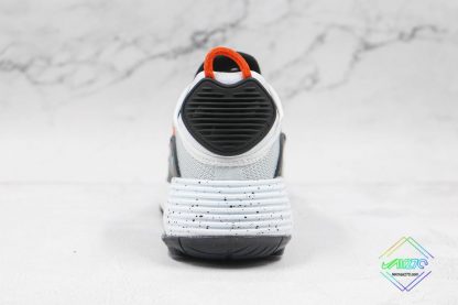 Air Max 2090 White Black Aquamarine Turf Orange Heel