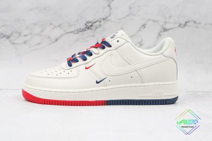 Nike Air Force 1 07 Low Beige Red Navy