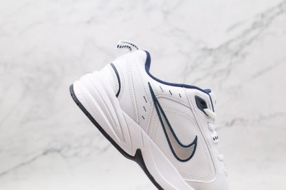 Nike Air Monarch IV White Metallic Silver mesh