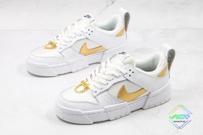 Nike Dunk Low Disrupt Metallic Gold overall