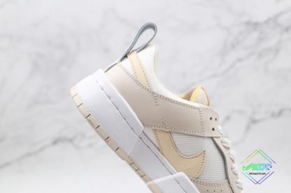 Nike Dunk Low Disrupt Sail Desert Sand paneling