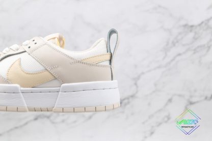 Nike Dunk Low Disrupt Sail Desert Sand swoosh