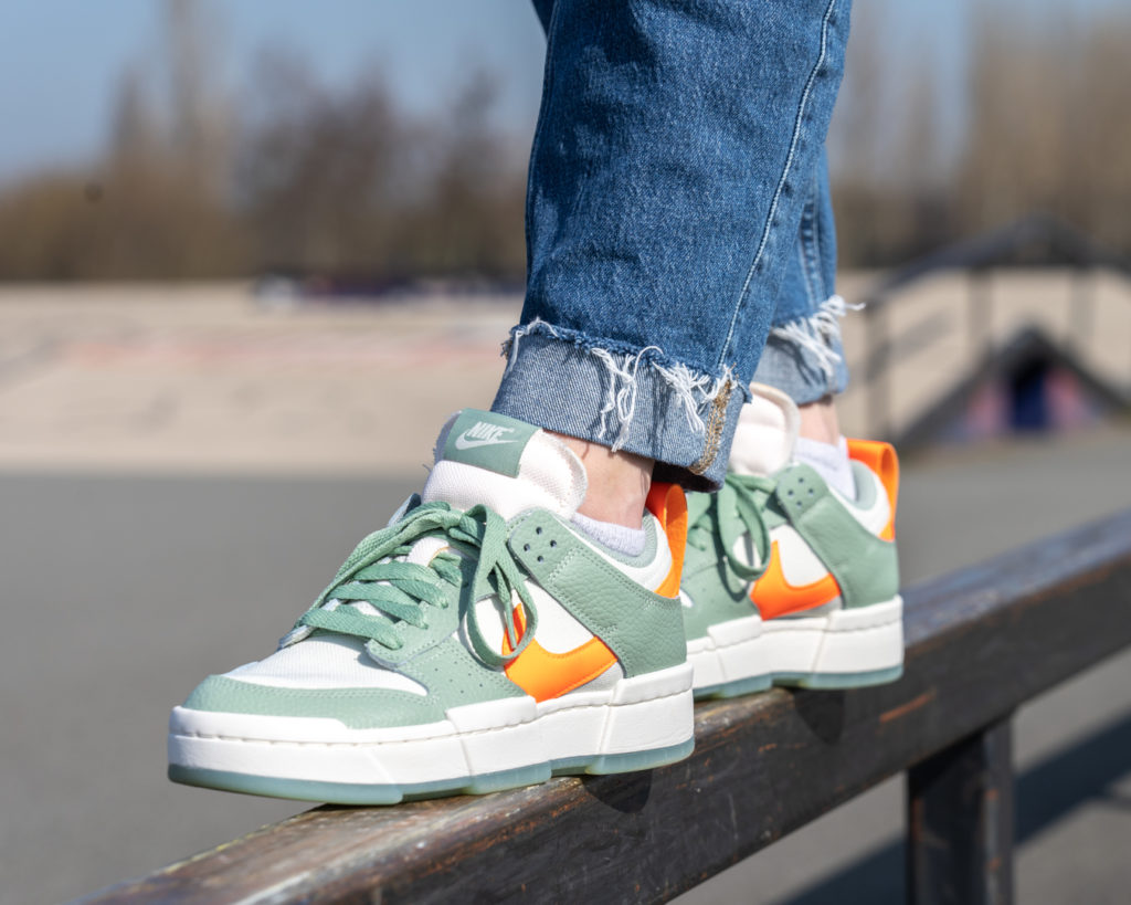 Nike Dunk Low Disrupt Sea Glass Crimson