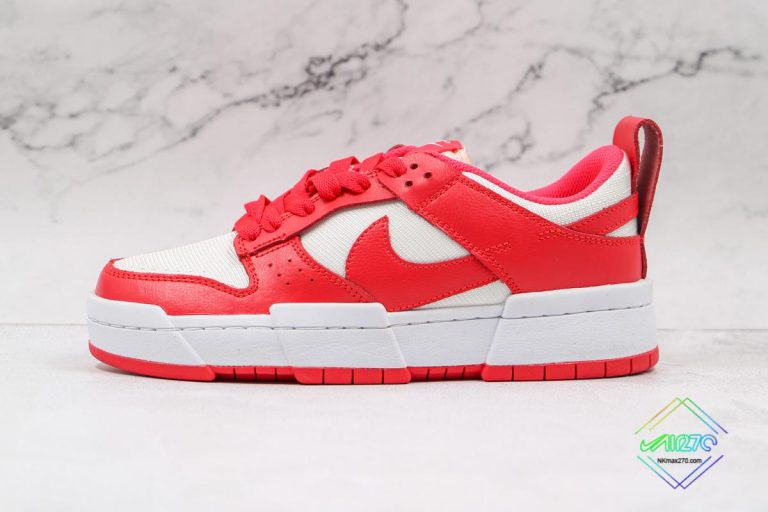 dunk low disrupt red white