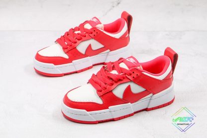 Nike Dunk Low Disrupt Siren Red White overall