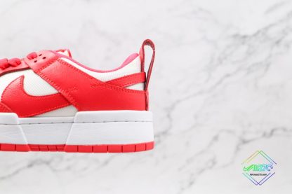 Nike Dunk Low Disrupt Siren Red White paneling