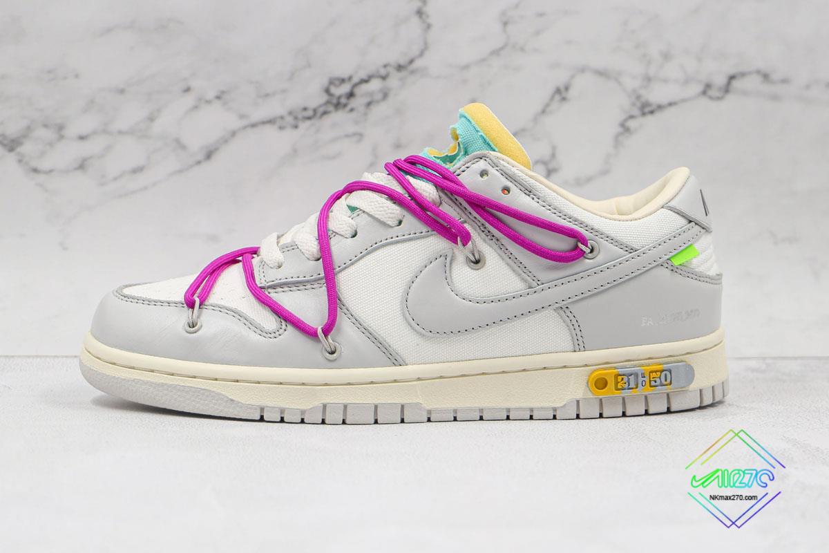 Off White Nike SB Dunk Wolf Grey Purple