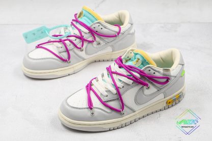 wher to buy Off White Nike SB Dunk Wolf Grey Purple