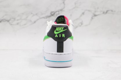 Air Force 1 '07 White Aquamarine Neon back