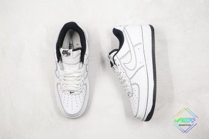 Air Force 1 Low Contrast Stitching White Black tongue