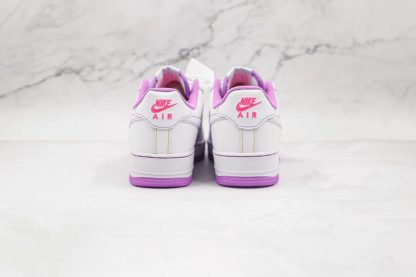 Air Force 1 Low GS Contrast Stitch Fuchsia Glow back heel