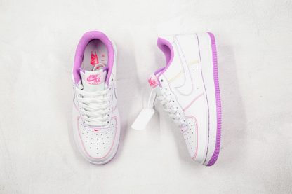 Air Force 1 Low GS Contrast Stitch Fuchsia Glow tongue