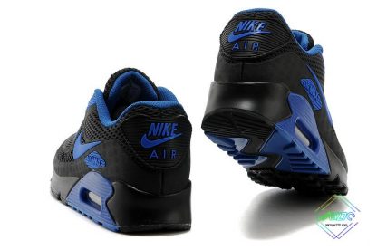 New Nike Air Max 90 Disu Black Royal Blue heel