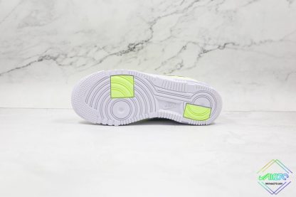 Nike Air Force 1 Barely Volt underfoot