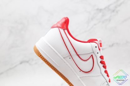 Nike Air Force 1 Coca Cola White Red lateral side