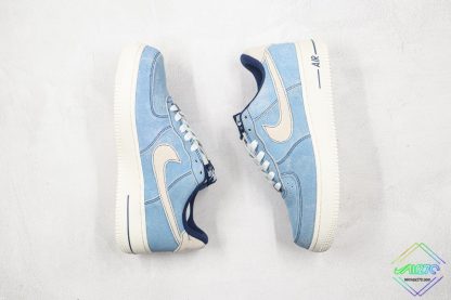 Nike Air Force 1 Low 07 L.V.8 Dusty Blue swoosh