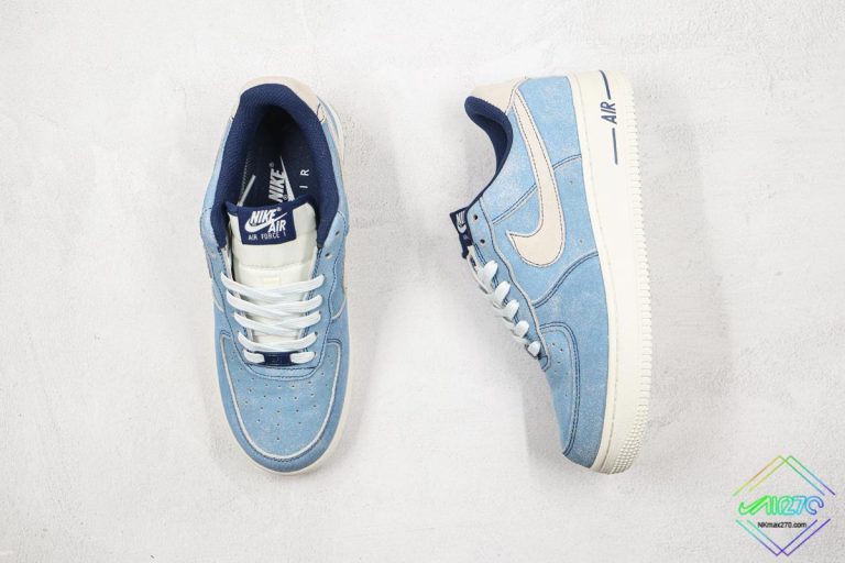 air force 1 dusty blue on feet