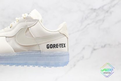 Nike Air Force 1 Low Gore Tex Beige text