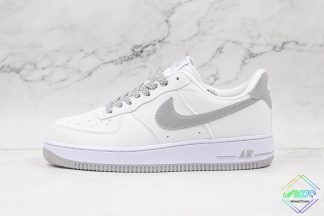 Nike Air Force 1 Low White Grey with 3M Reflective