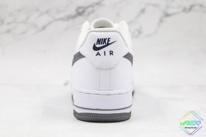Nike Air Force 1 Low White Iron Grey back heel