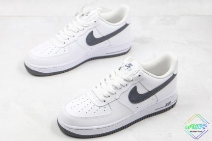 Nike Air Force 1 Low White Iron Grey overall
