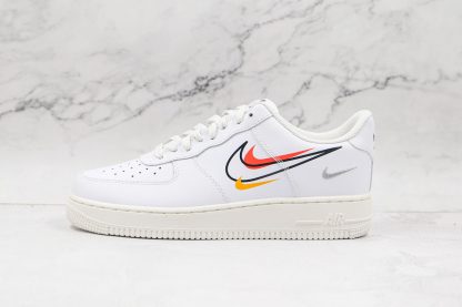 Nike Air Force 1 Low White Multi-Swoosh