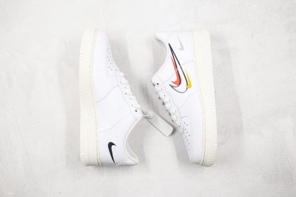 Nike Air Force 1 Low White Multi-Swoosh lateral side