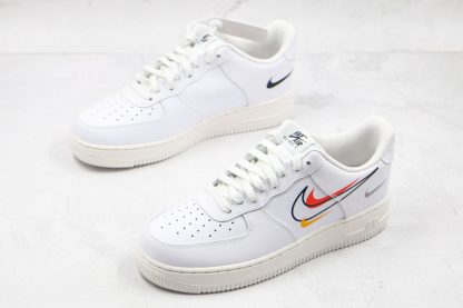 Nike Air Force 1 Low White Multi-Swoosh medial side