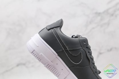 Nike Air Force 1 Pixel Black White lateral side