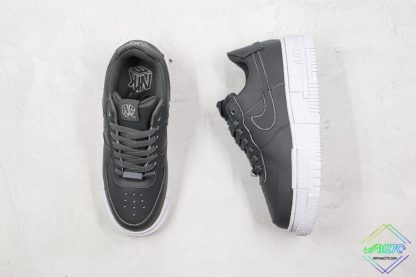 Nike Air Force 1 Pixel Black White tongue