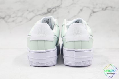 Nike Air Force 1 Pixel Ghost Aqua heel